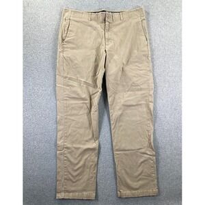 Dixxon D Flex Pants Men 40x32 Khaki Stretch Chino Elastic Waist Straight
